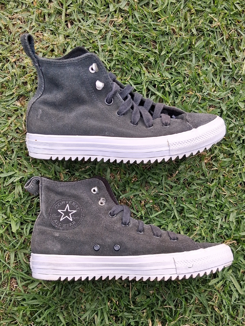 Converse Charcoal High-Top Sneakers - Picture 8 of 11